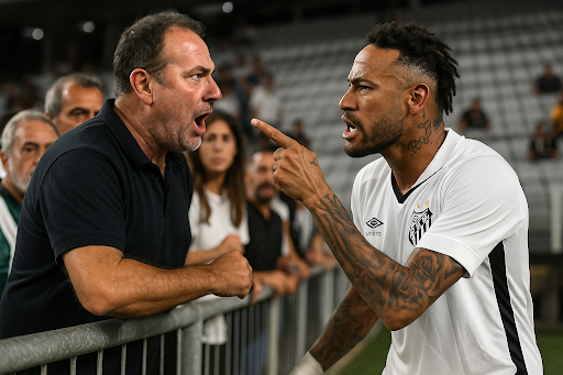 Neymar se irrita e discute com torcedor; veja o vídeo