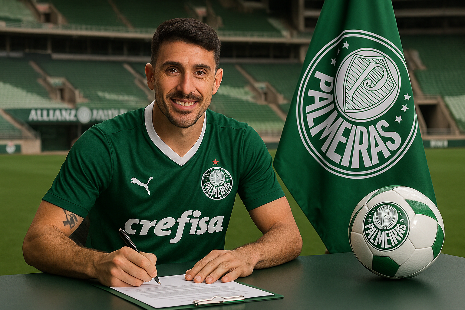 Palmeiras segura joia uruguaia!